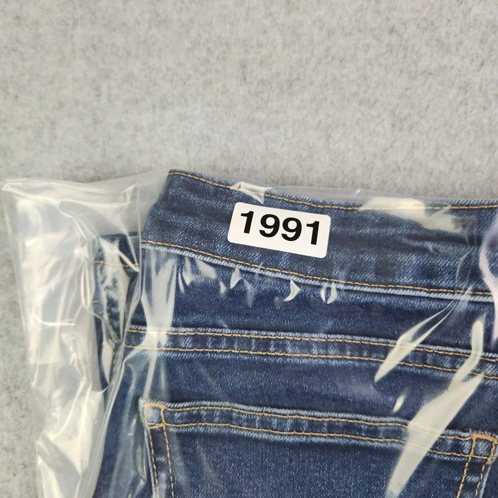 Divided H&M Flare Jeans Women's‎ 0 Blue Denim Stretch Retro Streetwear Grunge